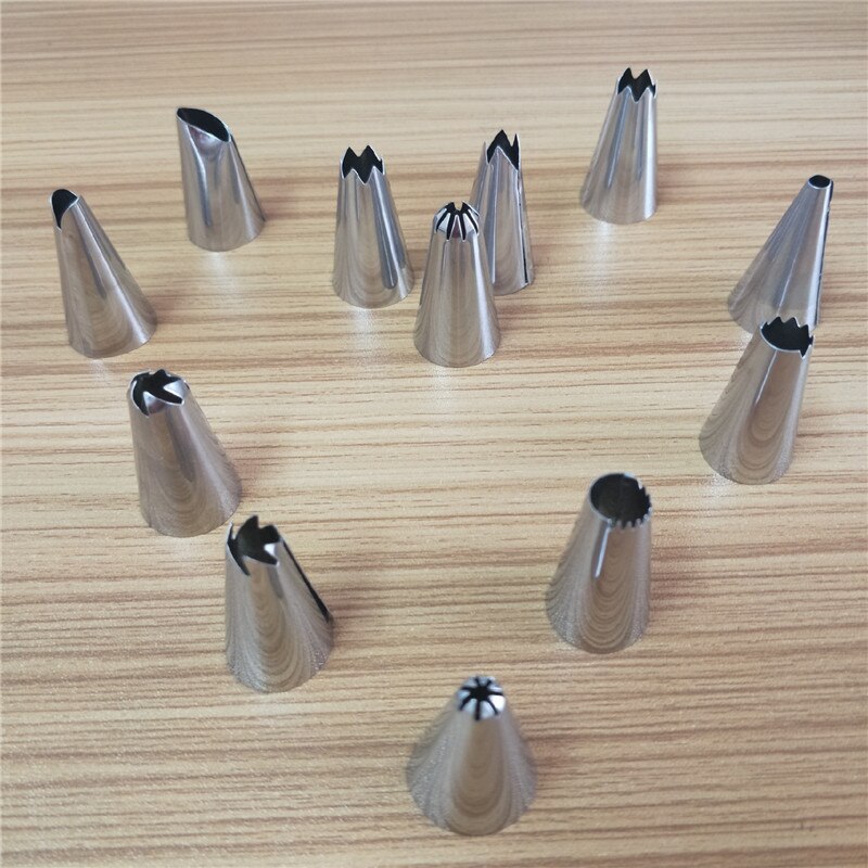 15 Stks/set Van Siliconen Spuitzak Decorating Nozzle Set Herbruikbare Spuitzak 12 Nozzle Groepen Cake Decorating Tool