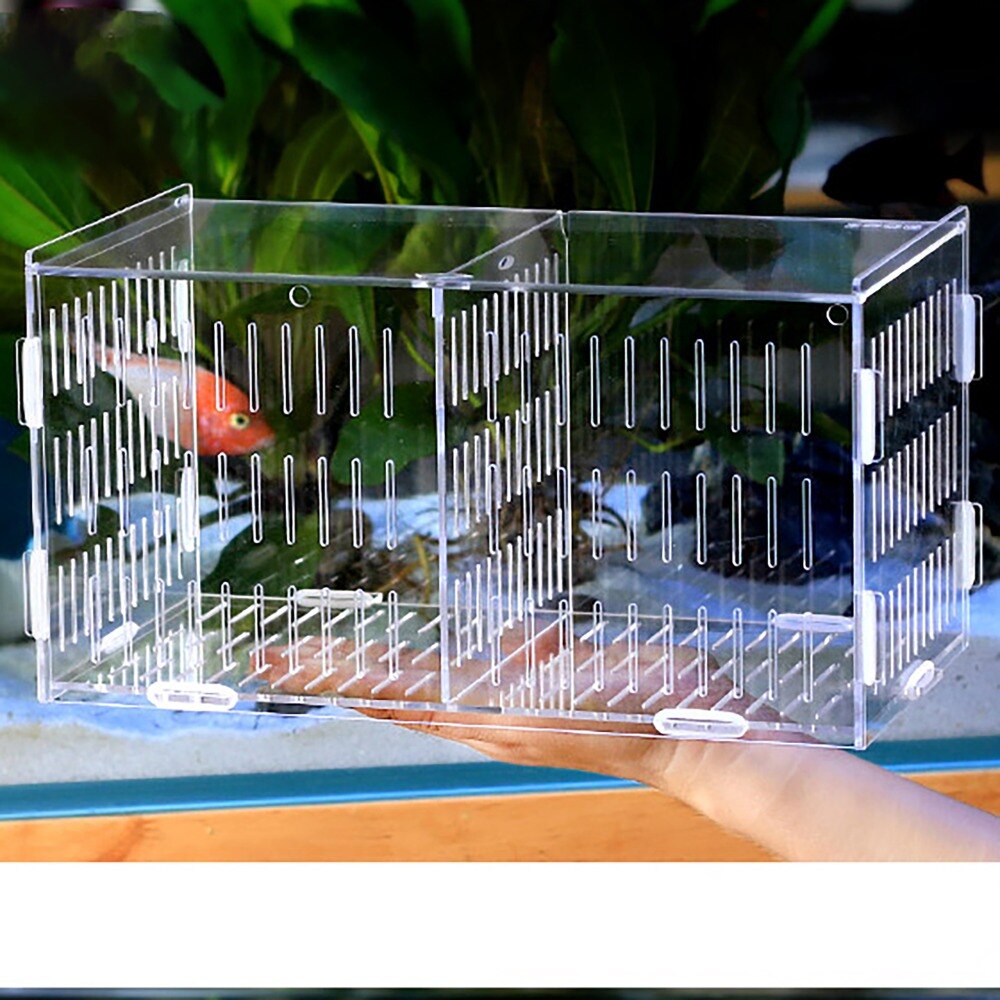 Aquarium fish tank isolation box acrylic guppies isolation box hatching box fry small fish juvenile fish Betta fish breeding box
