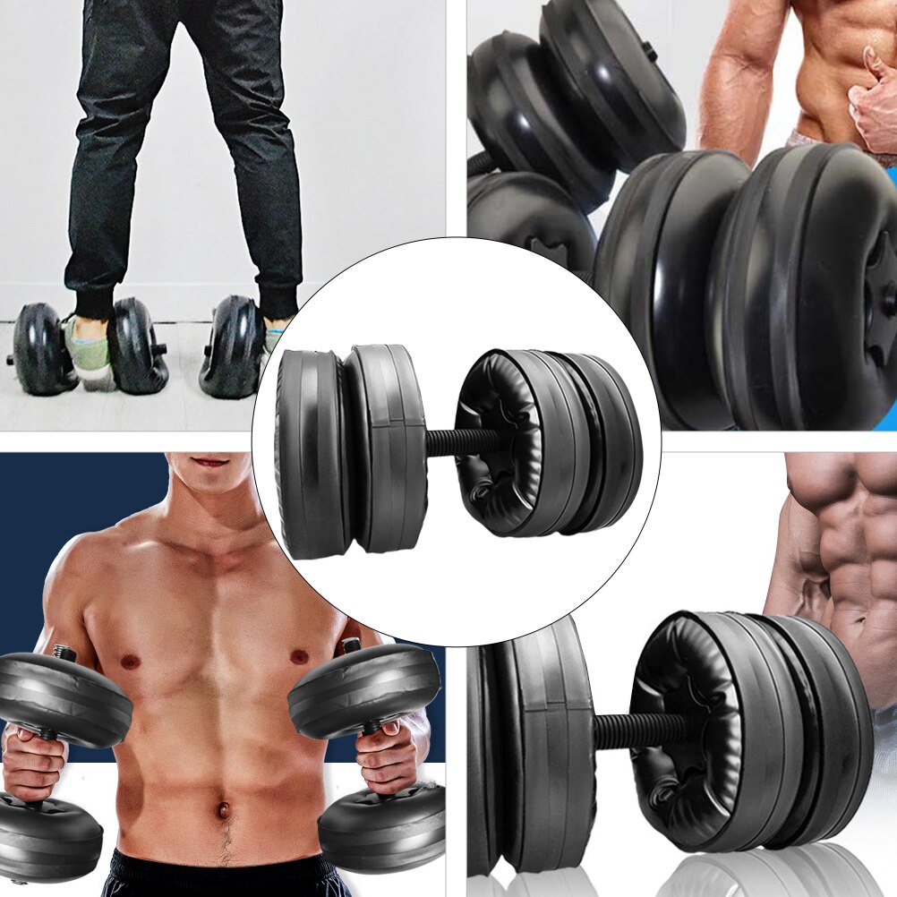 Water Filled Anti-leak Adjustable Dumbbells Bodybuilding Exercise Equipment Training Arm Muscle Fitness Dumbbell (20-25KG)