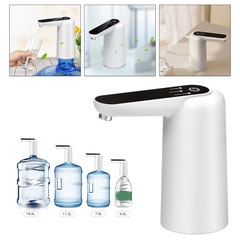 Automatic Water Dispenser Mini Barreled Water Electric Pump USB Charge Portable Drink Dispenser Smart Home Appliance
