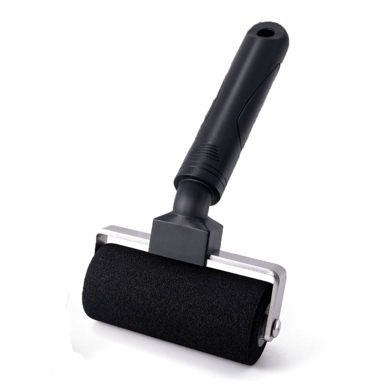 FOSHIO Car Vinyl Wrap Pressing Roller Handle Soft Rubber/Sponge Wheel Roller for Carbon Paint Films Stickers Wallpaper Crafts: PURPLE