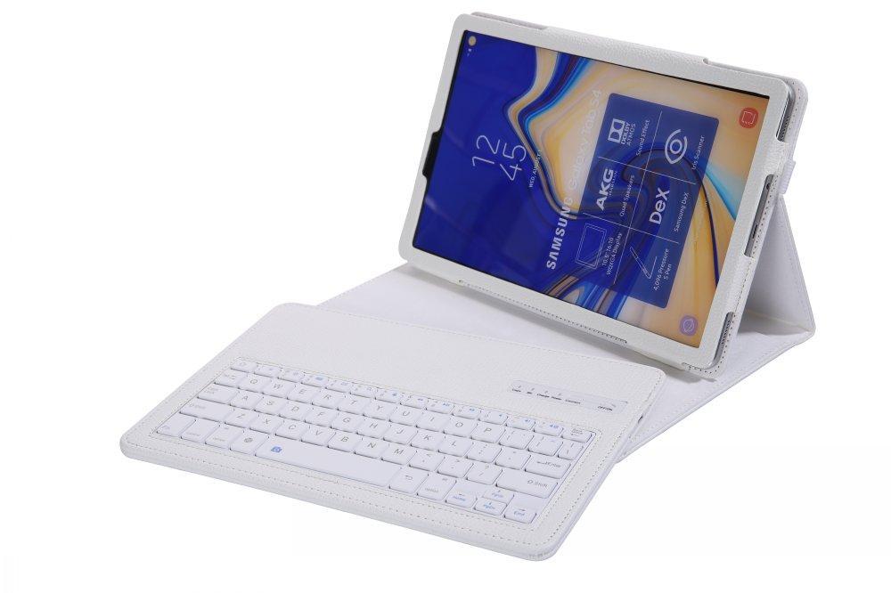 Funda de cuero con teclado Bluetooth para Samsung Galaxy Tab S4, 10,5 pulgadas, T830, T835, SM-T830, SM-T835, cubierta extraíble,