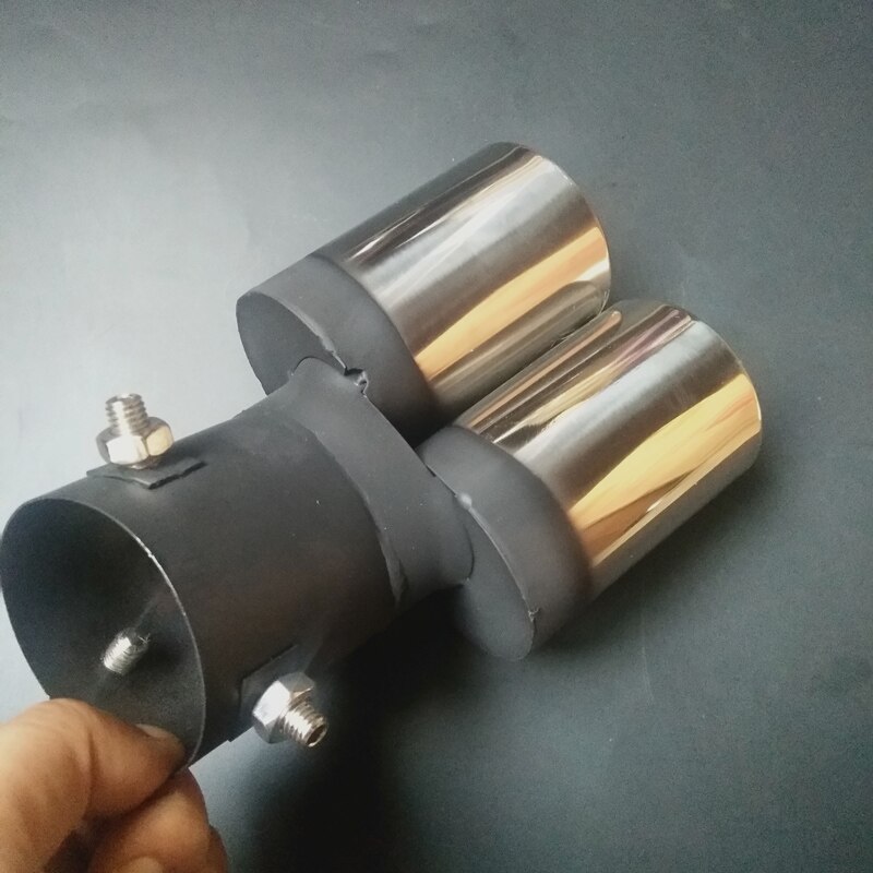 Car universal stainless steel exhaust pipe muffler for Fiat Punto 500 Palio Argo grande panda Lifan X60 Cebrium Solano