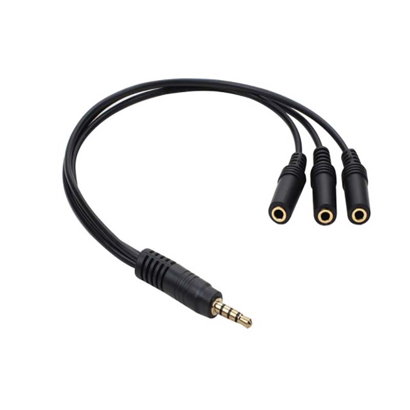 Aux Multi Headphone Earphone Audio Splitter Adapter 3.5mm Jack HUB Spliter Cable