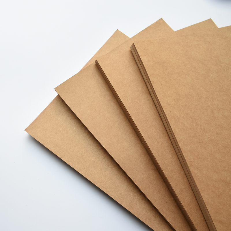 A4 White Brown Kraft Paper Paperboard Cardboard Blank Card Packaging Paper 150gsm 250gsm 350gsm