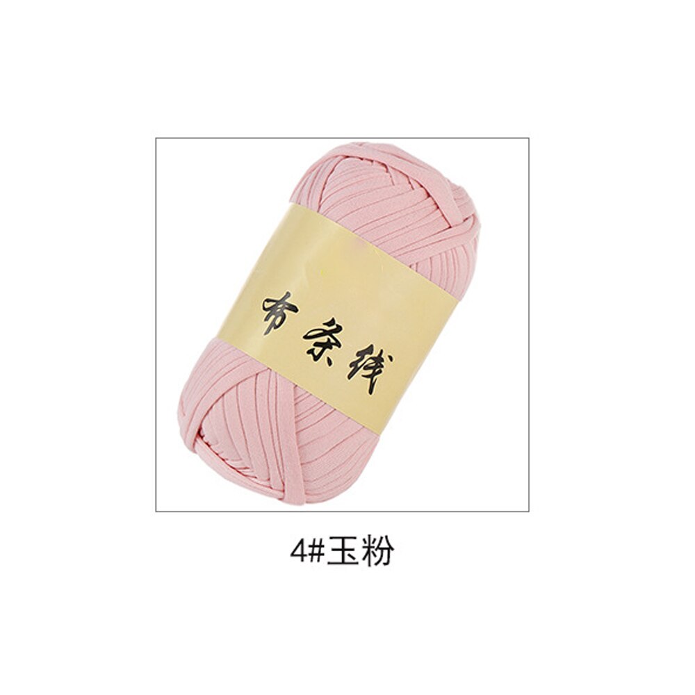 30M Weven Draad Garen Zachte Polyester Geweven Zak Tapijt Diy Hand-Gebreide Materiaal Wol Breien Gevlochten Doek Garen vrouw: Pink 1
