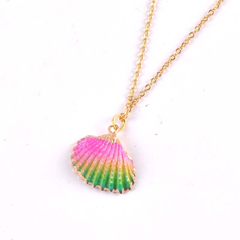 1pcs Conch Seashell shell charm necklace for Women Jewelry Summer Beach Shell Necklace Women cp2687: 1