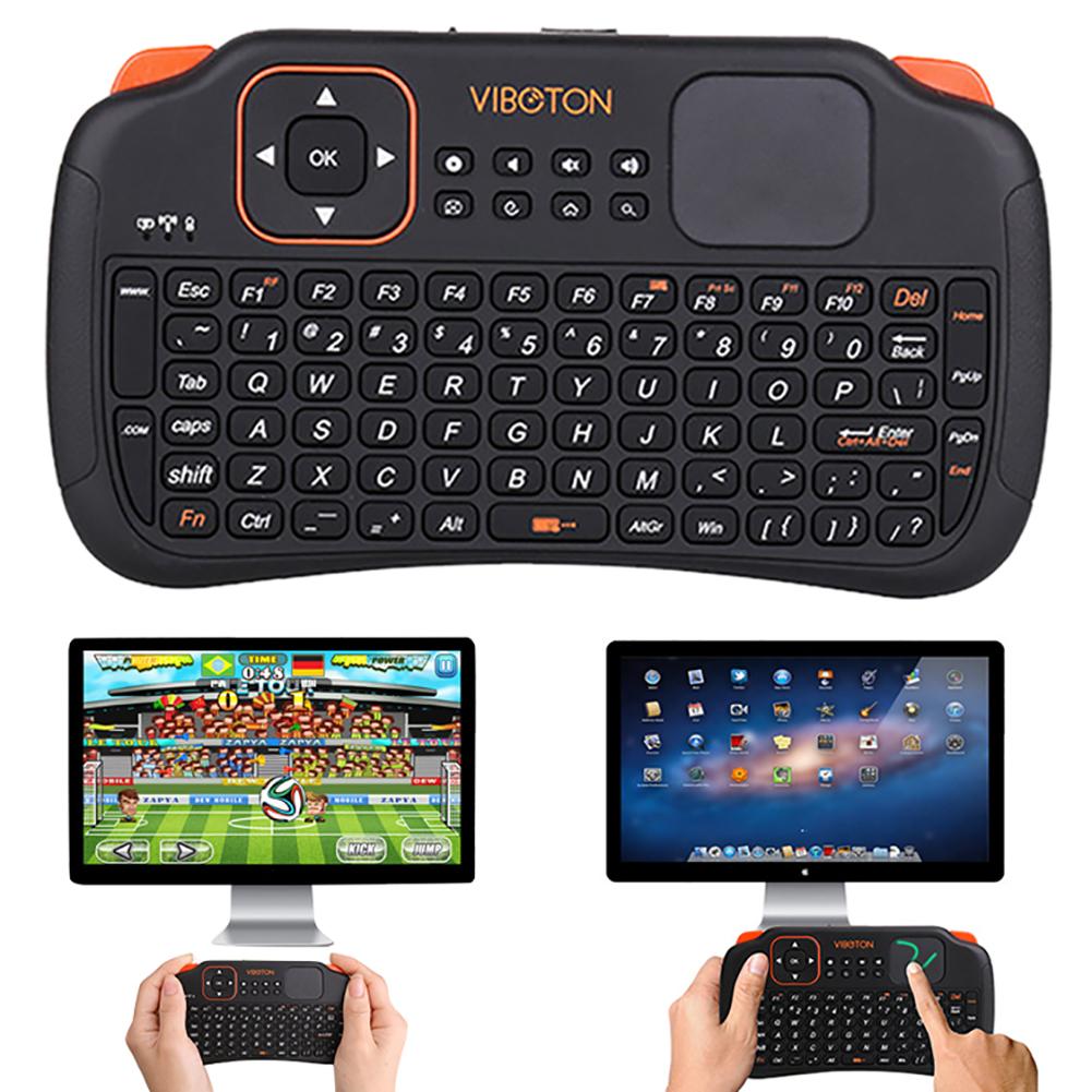 Universele 2.4G Draadloze Toetsenbord Multi-Gebruikt Mini Toetsenbord Voor Pc Smart Tv Lucht Muis Afstandsbediening Toetsenbord Met usb Ontvanger