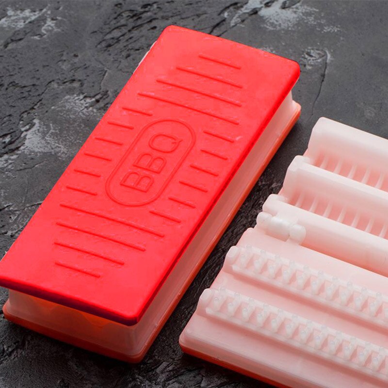 BBQ Meat Skewer Machine Portable Kebab Maker Tool Device for Kitchen Party J99Store