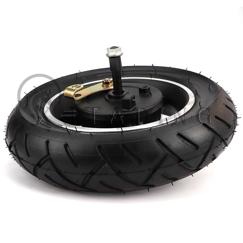Elektro Rolle 10x2,50 Rad 10 Zoll Luftreifen mit Teleskop bremst Rommel brems kabel 10*2,50 Aluminium Rad