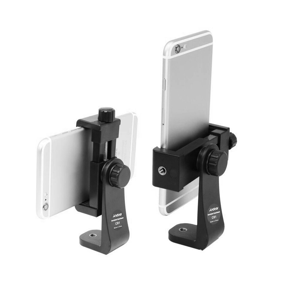 Andoer Universal Rotated Tripod Mount Holder Stand Bracket Clip Mount for iPhone Samsung Meizu Huawei smartphone 3