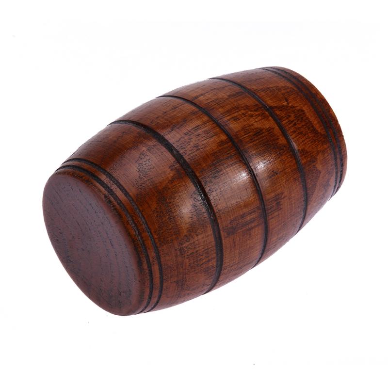 Taza de madera ecológica de gran barriga, vaso de cerveza tallado clásico de tres líneas, taza de madera clásica, accesorios de cocina y Bar