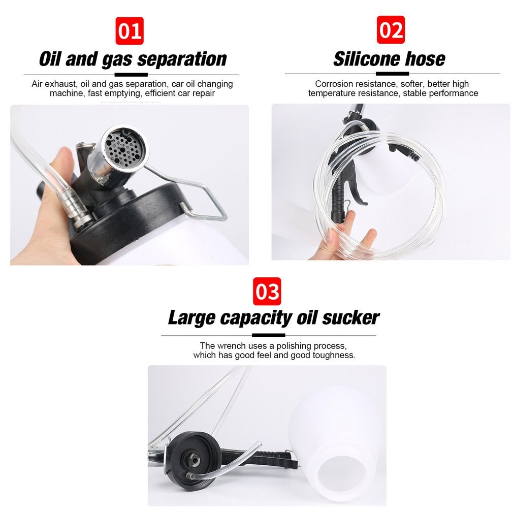 Pneumatic Brake Oil Changer Brake Fluid Replacement Injector Brake Oil Deflation Machine Pneumatic Vacuum Bleeder Tool