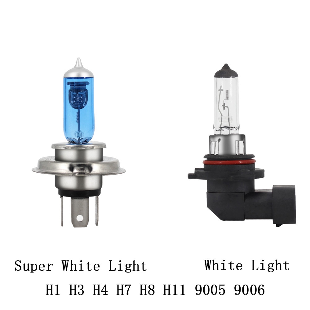 1Pc Auto Halogeenlamp 55W H1 H3 H4 H7 H8 H11 9005 9006 Auto Halogeenlamp Fog gloeilamp 12V 6000K Auto Koplampen Led Lamp