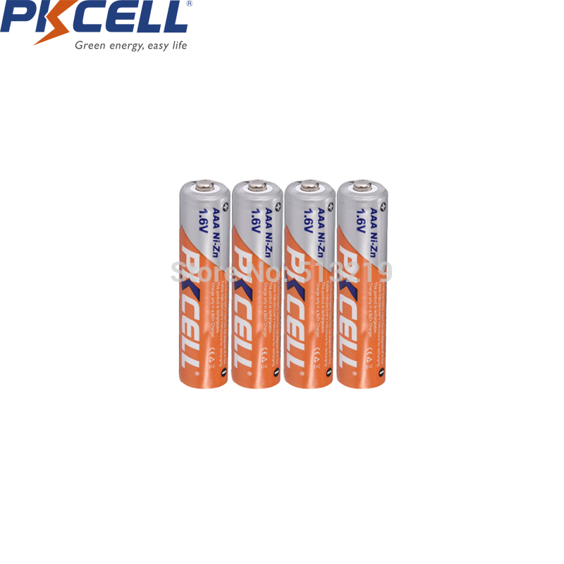 4Pcs Pkcell Aaa 900mWh Batterij 1.6V Ni-Zn Aaa Oplaadbare Batterijen Aaa En 1 Stuks Aa/ aaa Batterij Doos Gevallen Voor Zaklamp Speelgoed