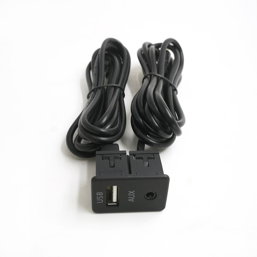 100CM Auto Boot AUX USB Panel USB/AUX Schakelaar AUX Kabel Adapter Voor Ford Toyota Volkswagen