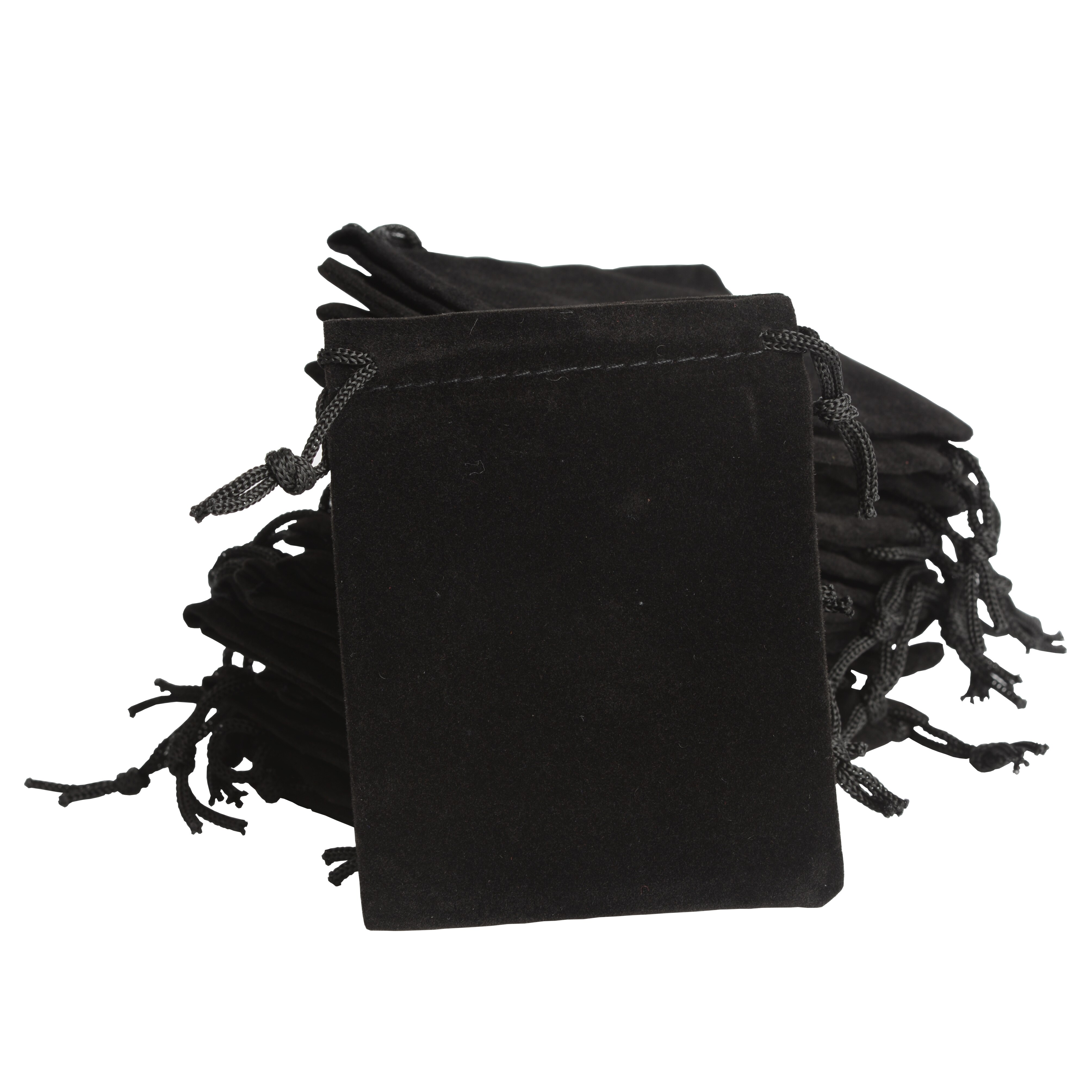 50Pcs Velvet Drawstring Pouch Bag/Jewelry Bag 7x9cm 2.75x3.54&quot;,Annual Party Year Christmas Wedding Bag pochette cadeau