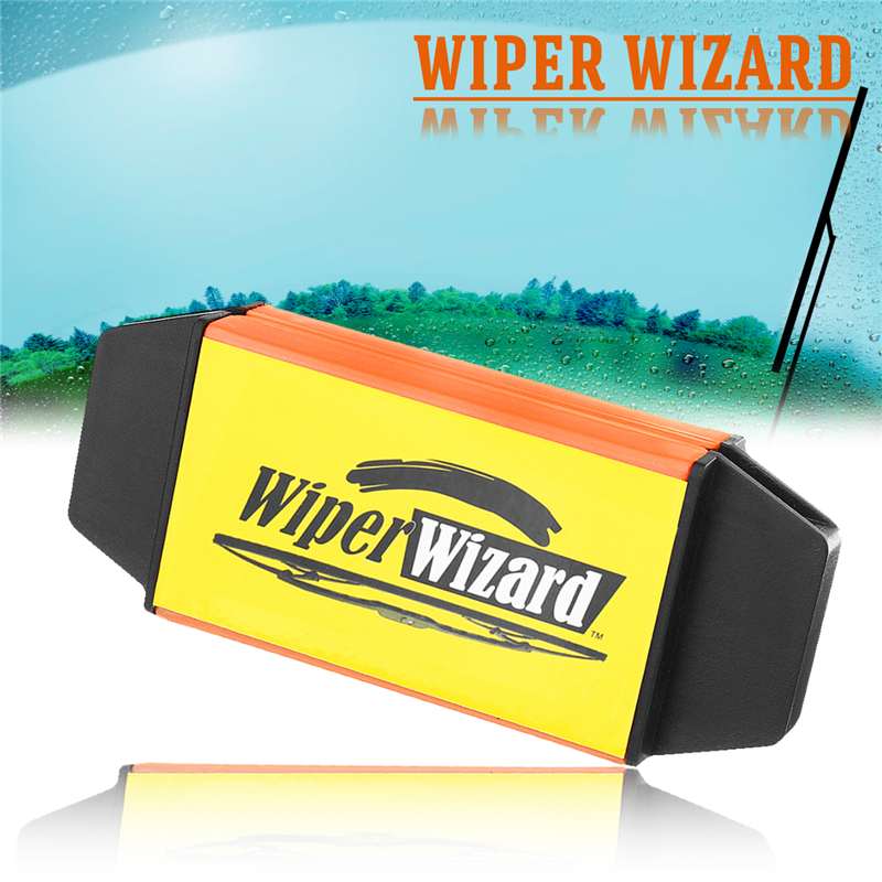 12.5X4.8cm Car Wiper Wizard Blade Restorer with 5pcs Wizard Wipes Wiper Cleaning Brush Van Windscreen Cleaner Car-Styling