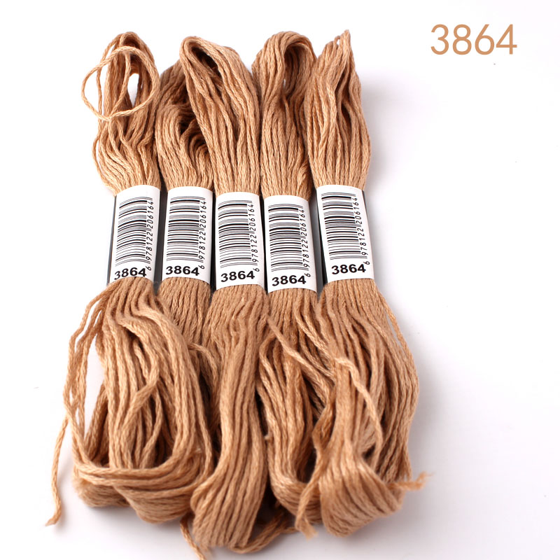 3859-10 sztuk nici robić haftu krzyżykowego / nici robić haftu krzyżykowego / nici niestandardowe kolory wszystkie kolory 447 kolorów nie6-3859-5200: MULTI