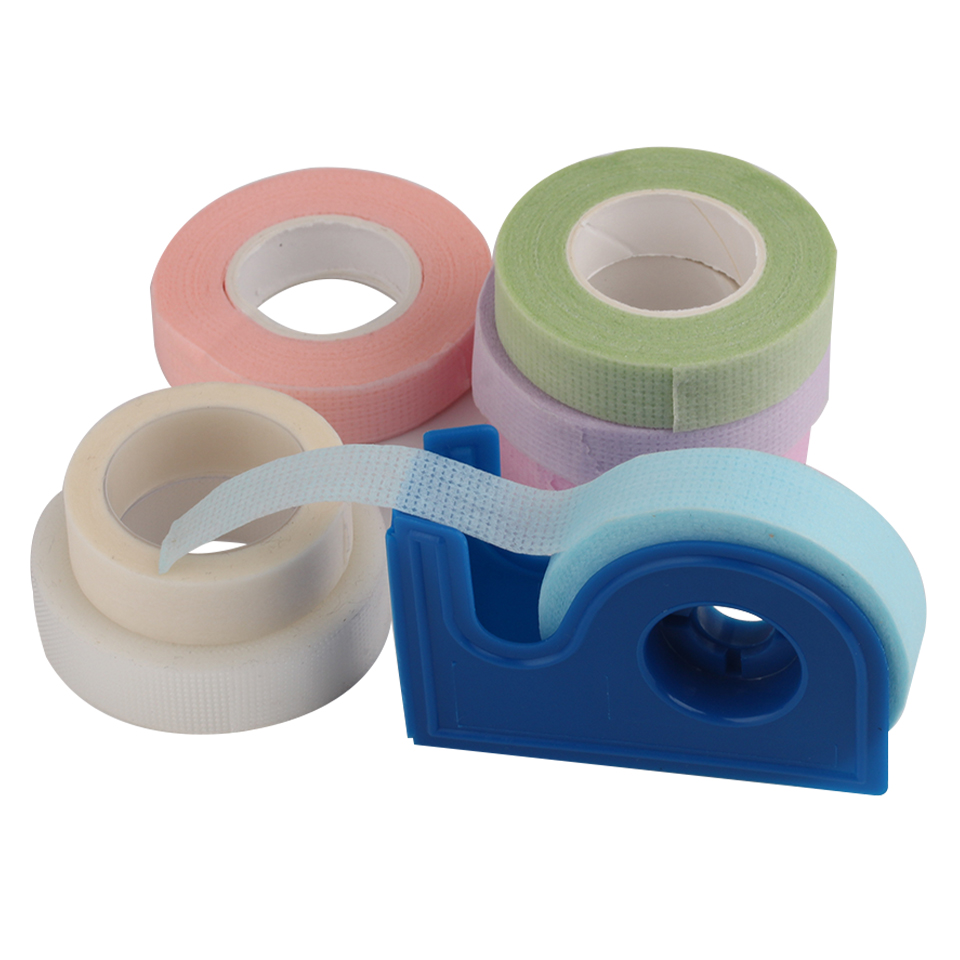 Blue Tape Cutter Dispenser Adhesive Tape Holder Plastic Holder Grafting Eyelash Tape Cutter For Eyelashes Extension Makeup Tools