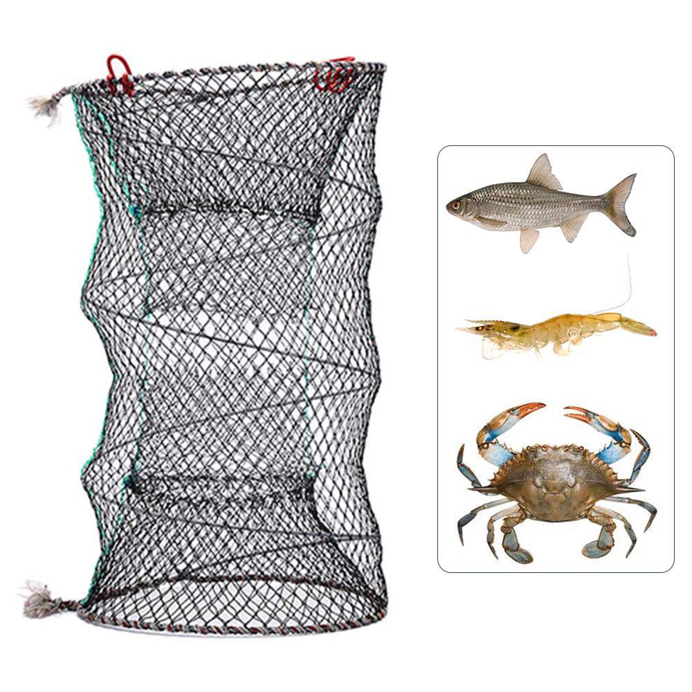 Lobster Catcher Trap Accessories Equipment Collapsible Prawn Tackle Outdoor Eel Crayfish Shrimp Cast Fishing Net Cage