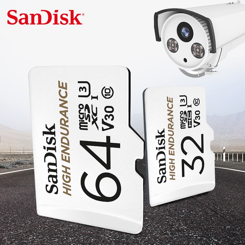 SanDisk karta MicroSD 128GB 256GB 512GB karta pamięci SDHC/SDXC 32GB 64GB karta Class10 TF dla smartfonów drony monitorowanie wideo