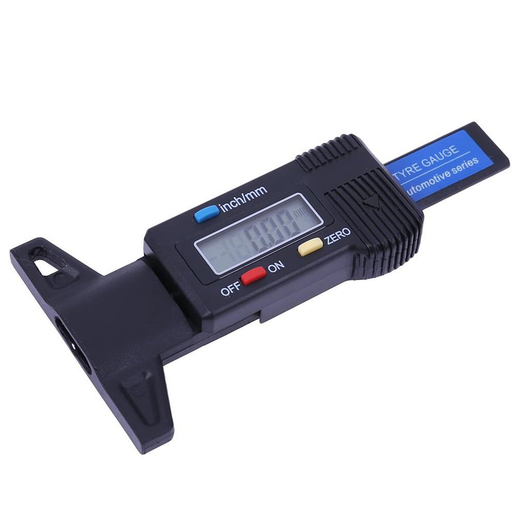 Digital Tire Tread Depth Gauge Digital Tire Depth Gauge Portable Tread Depth Checker Tire Depth Measurer With Lcd Display