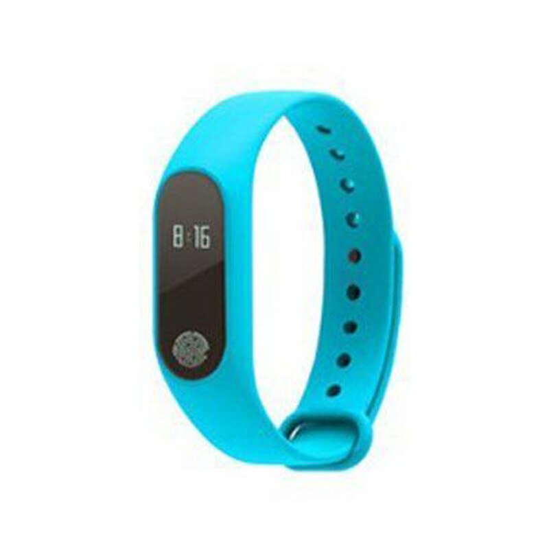 Smart Band M2 Wristband Bracelet Heart Rate Fitness Tracker Sleep Monitor: Blue