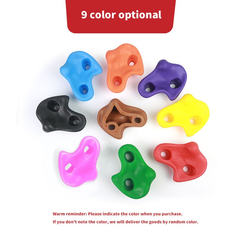 Wall Stone Plastic Climbing Grips Climbing Rock Grips Can Accommodate Rock Climbing Playgrounds To Hold Backyard Toys Assorted
