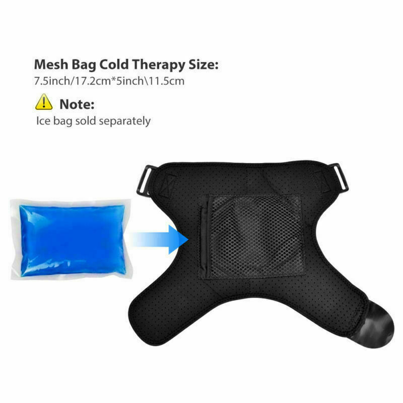 Heat Therapy Shoulder Brace Adjustable Shoulder Heating Pad for Frozen Shoulder Bursitis Tendinitis Strain Cold Support Wrap