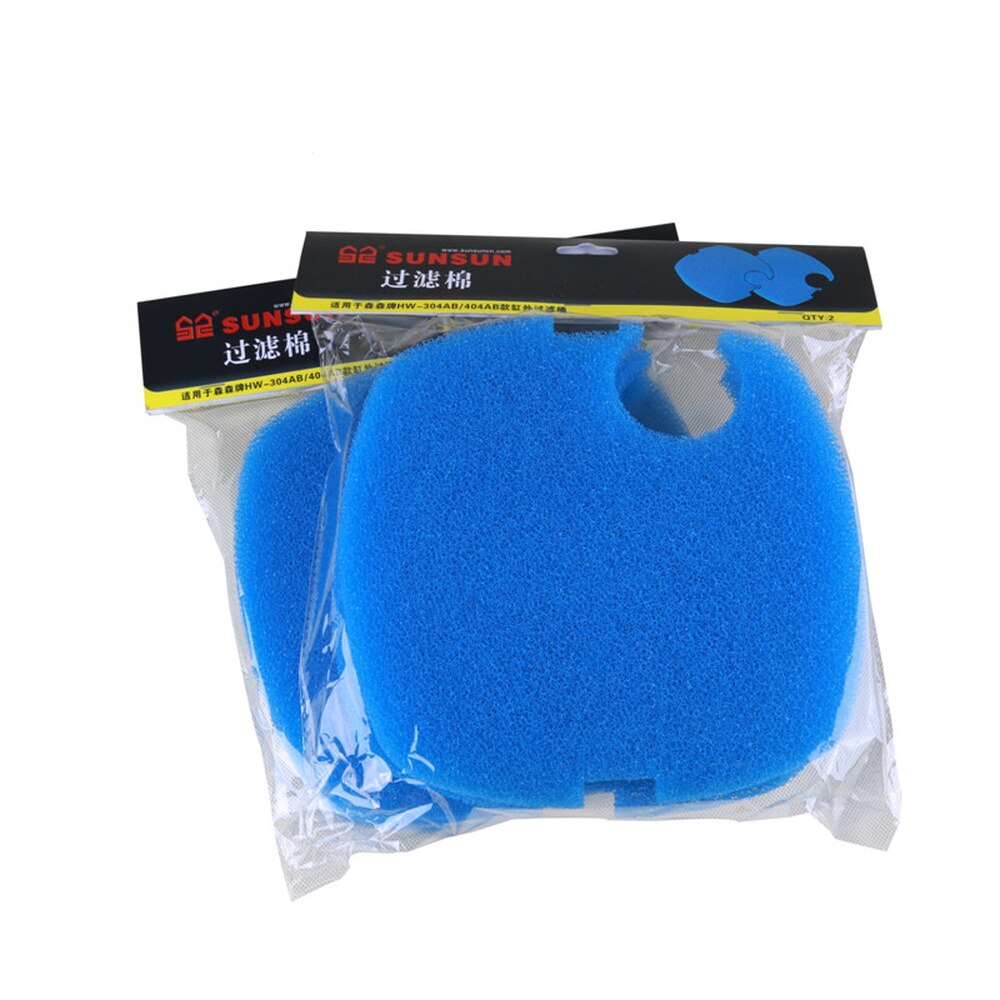 YYAQUA 4 unids/set Original azul blanco filtro cilíndrico almohadillas filtro grueso esponja almohadilla reemplazo para SUNSUN HW-3000 piezas de repuesto