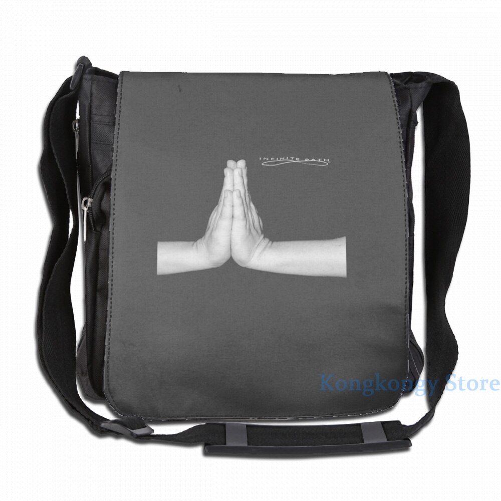 Divertido estampado gráfico Namaste (gesto de respeto) mochila con carga USB para hombres, mochilas escolares para mujeres, bolsa de viaje para ordenador portátil: Single shoulder pack