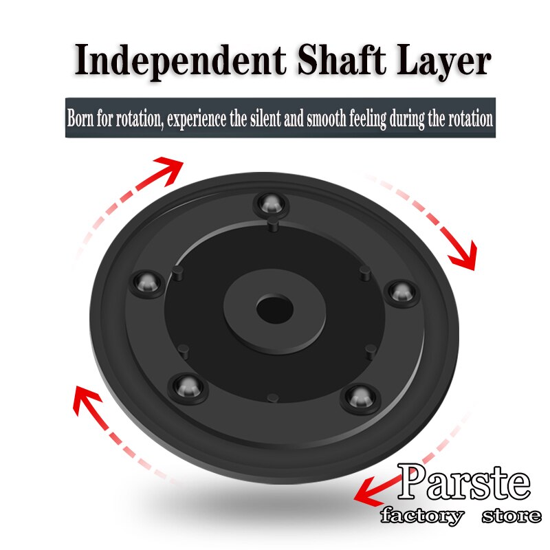 Acrylic high-end menu card beverage card 360 round bottom rotating display shelf dining hotel label card