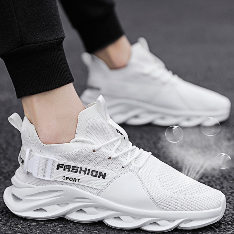 Åndbare løbesko 44 lette sportssko til mænd 43 komfortable sneakers 42 joggingsko til fods