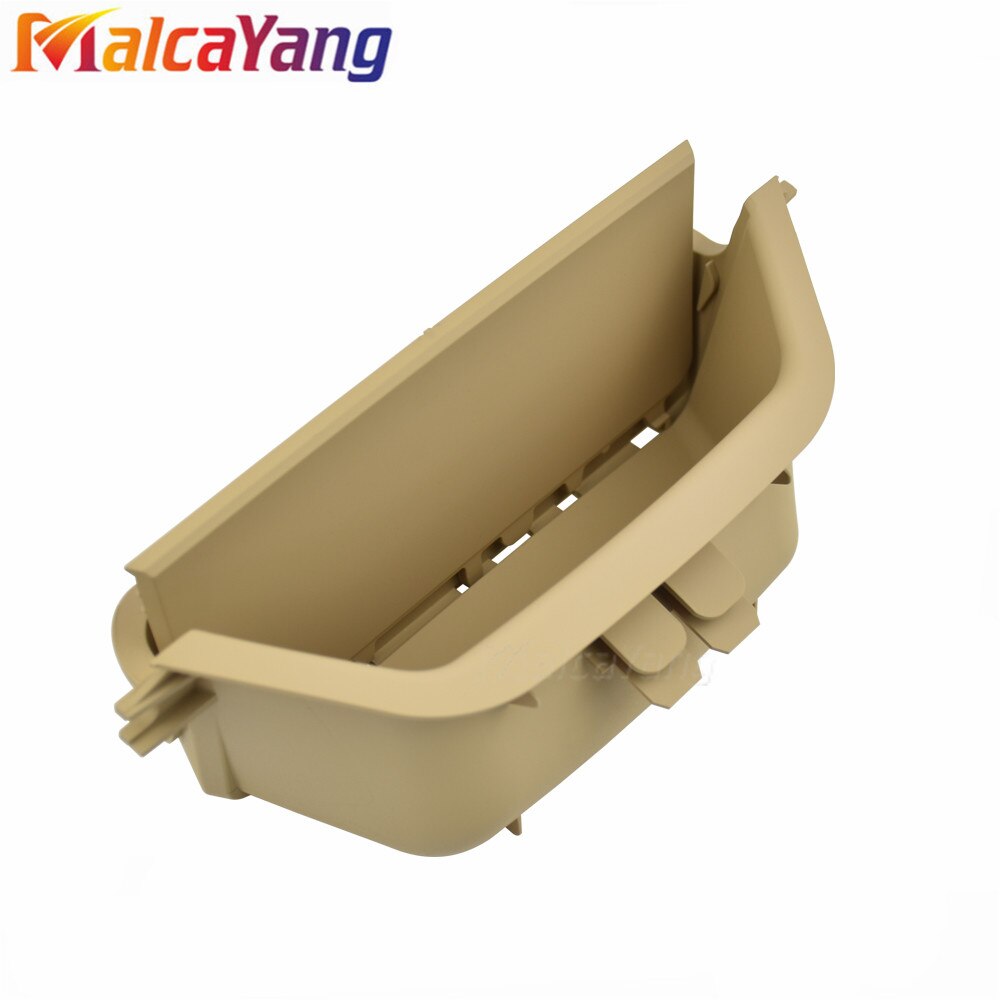 Auto left Right Interior Door Handle Inner Door Panel Handle Pull Trim Cover For BMW X3 X4 F25 F26: Beige