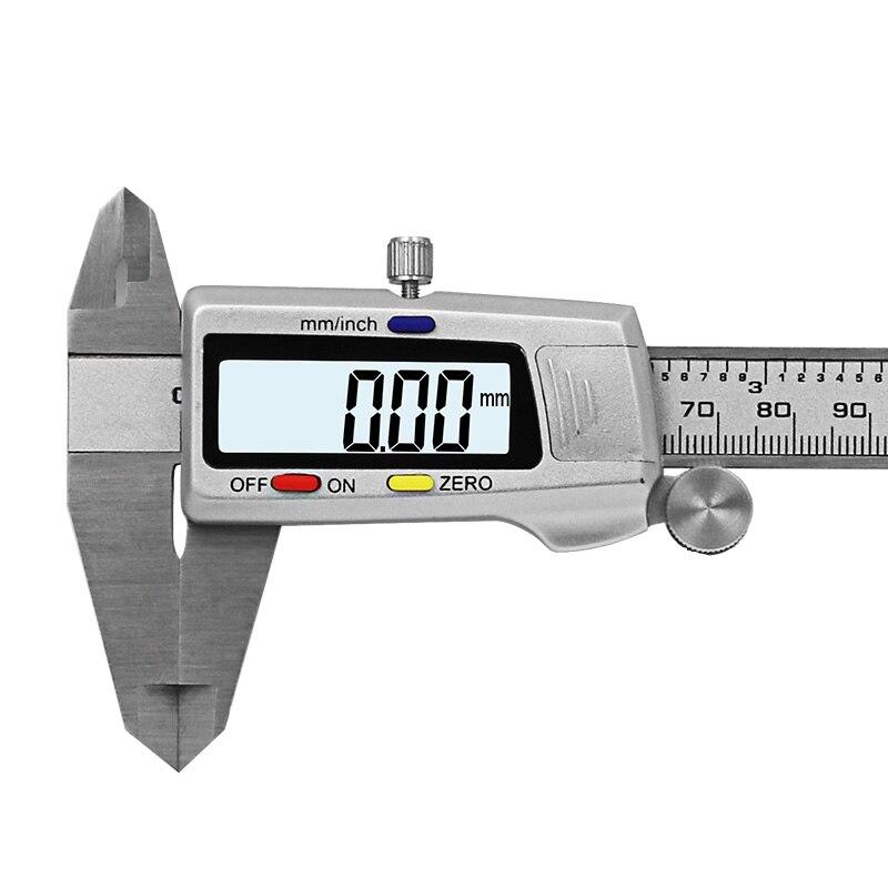 Schuifmaat non-magnetisch uit messing 100x20 mm 1/10 Schuifmaat non-magnetisch uit messing 100x20 mm 1/10