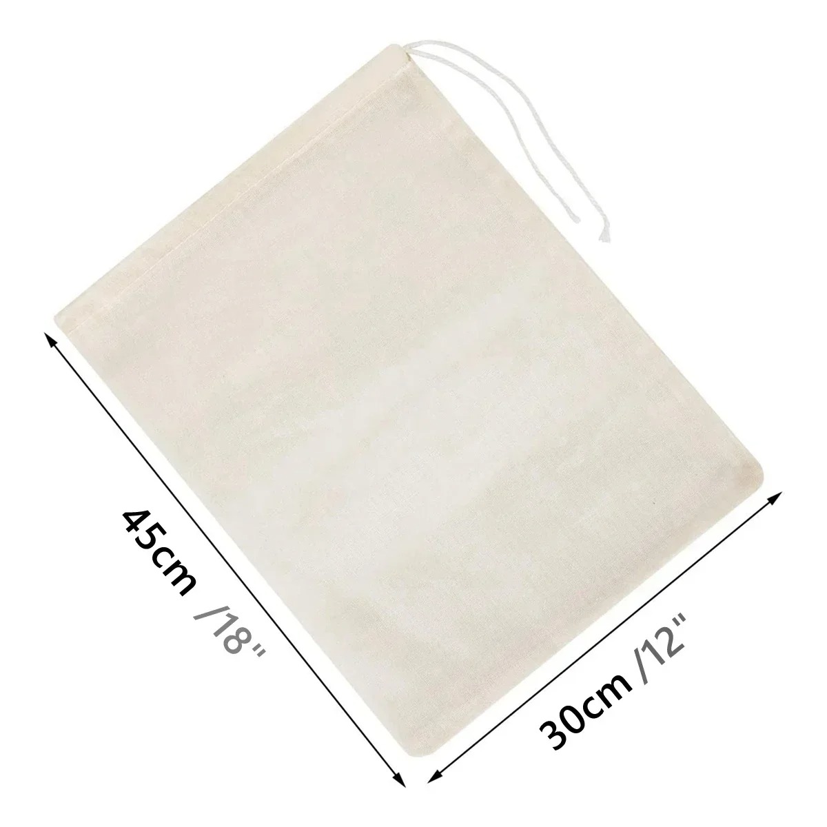 Coladores de bolsas de leche reutilizables para nueces, bolsa de tela de queso de nailon sin blanquear, filtro de yogur para queso y comida, colador de malla fina para cocina, 1/5 Uds.: XXXL / Gris