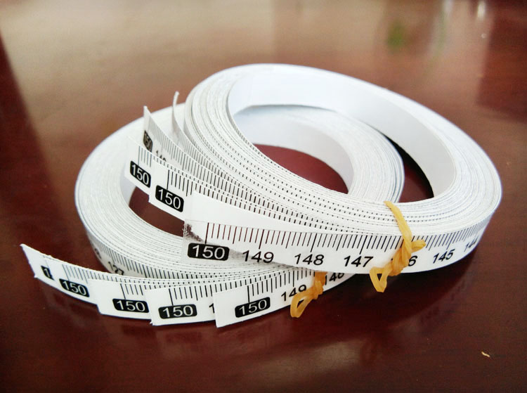 1pcs Metric Self Adhesive Scale Ruler Tape 0.5-2M For Router Table Saw T-Track Miter Track Tape Measure Woodworking Tools