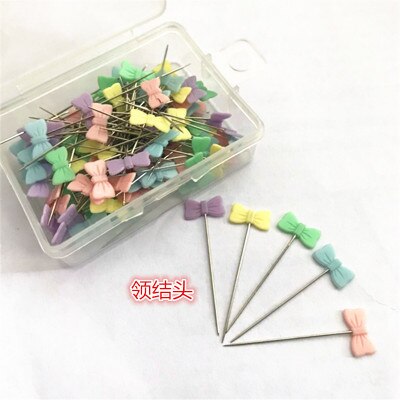 50pcs/Package Patchwork Needle Craft Flower Button Head Pins Embroidery Pins for DIY Quilting Tool Sewing Accessories: A