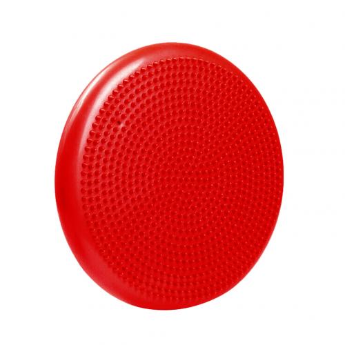 33cm Yoga Gym Inflatable Stability Wobble Balance Massage Pad Non-slip Mat Disc Cushion for posture balance flexibility training: Red