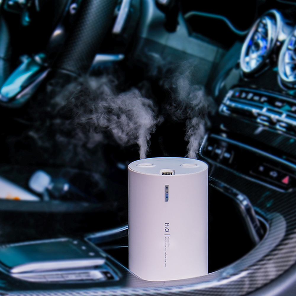 430Ml Draadloze Aromatherapie Humidifie Diffuser 2000Mah Batterij Oplaadbare Essentiële Olie Diffuser Auto Aroma Luchtbevochtiger Thuis