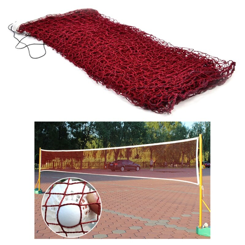 Standard Badminton Net Indoor Outdoor Sports Volleyball Training Portable Quickstart Tennis Badminton Square Net 6.1m*0.76m