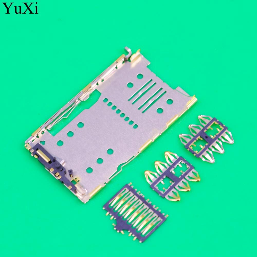 SIM Connector voor Meizu M3 Opmerking Meilan Note 3 s6/360 N4S N4A SIM Kaartlezer Connector Slot lade Houder Socket Reparatie Onderdelen
