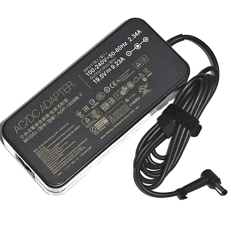 180W 19.5V 9.23A 5.5*2.5MM zasilacz do laptopa Asus ROG G75 G75VW GL502VTGL502V G75VX GL502 G750JMN ładowarka do gier zasilacz: WHITE