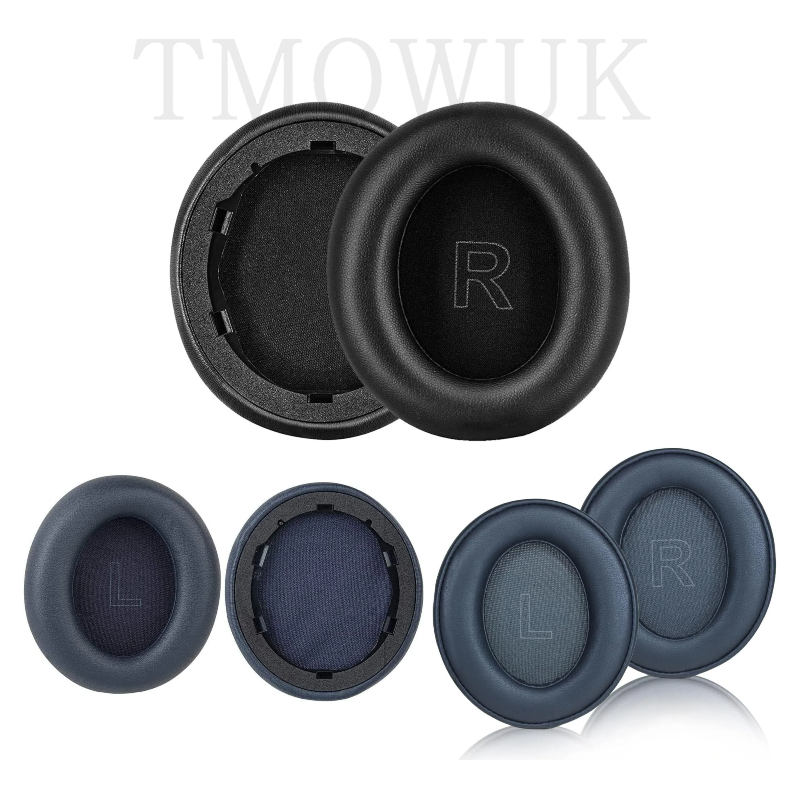 Almohadillas para los oídos Anker Soundcore Life Q10 Q20 Q30 Q35 auriculares de repuesto cojín de espuma suave almohadilla de esponja orejeras de cuero