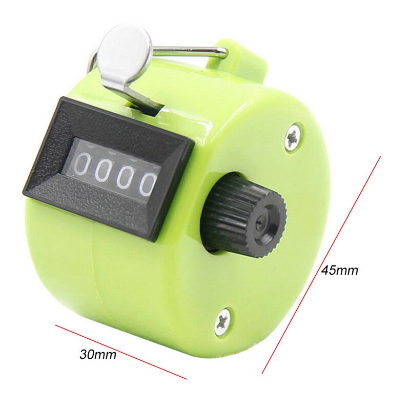 4 compteur Portable électronique compteur numérique affichage mécanique manuel compteur minuterie football Golf Sport compteur 8 couleurs