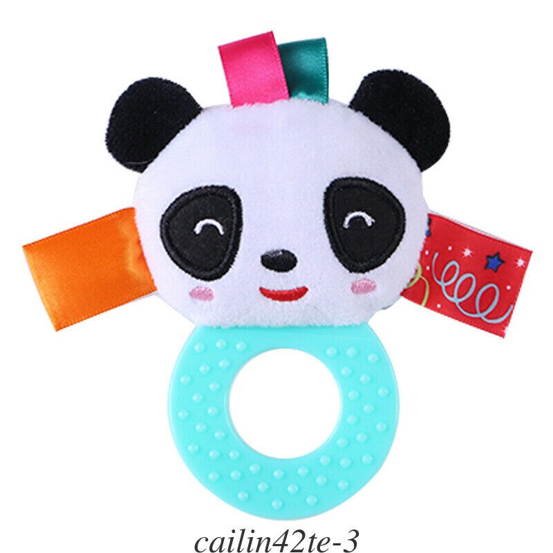 Baby Kleinkind Kind Krippe Kinderwagen Playmat Gym Aktivität Sensorischen Weiche Spielzeug Tier Spielzeug Handbell Baby Rasseln Plüsch Pädagogisches: Panda