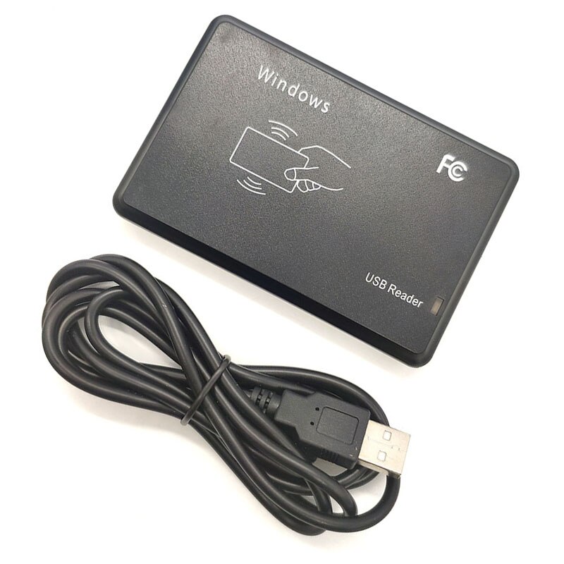5pcs/lot RFID Reader 125KHz 13.56MHz USB Reader Proximity Sensor Smart Card Reader for Access Control