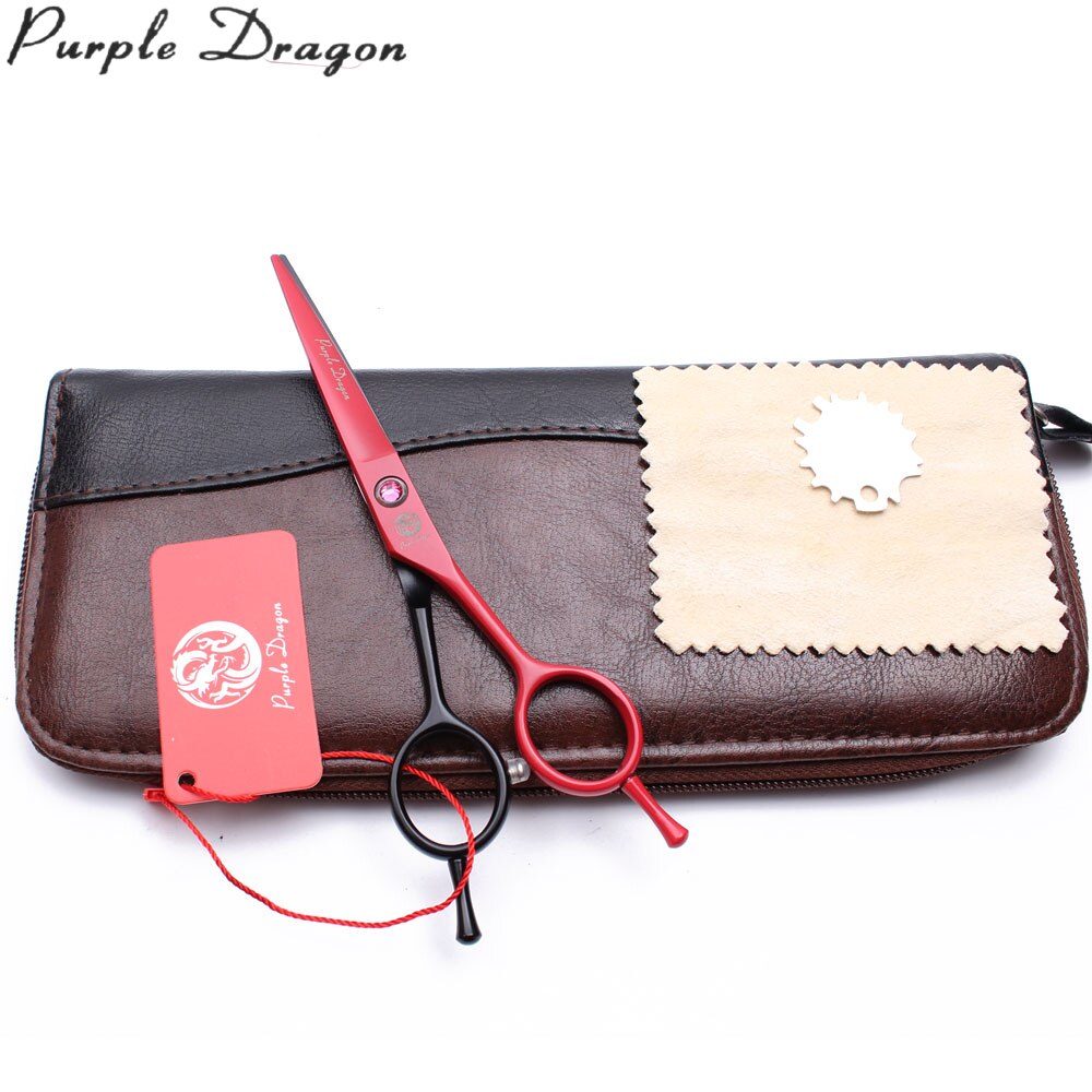 5.5" 15.5cm Red&Black Cutting Scissors Thinning Shears Pet Scissors Dog Grooming Scissors Animal Scissors Set Z1012