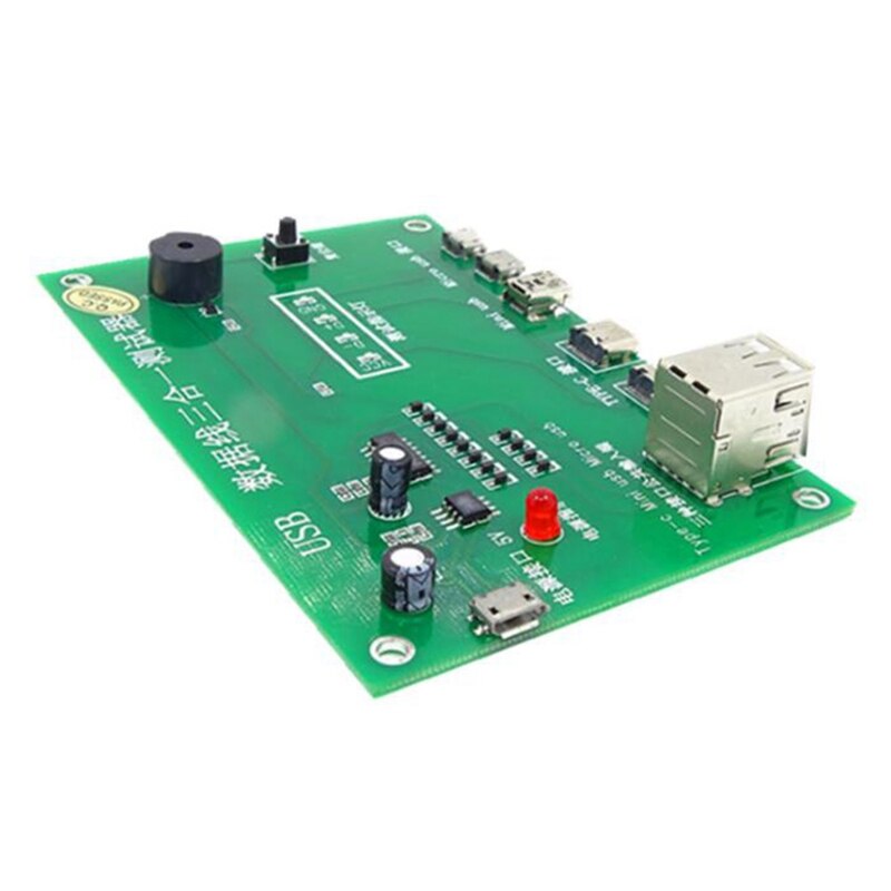 Usb Kabel Tester, data Wire Test Armatuur Precieze Type-C/Mini Usb/Micro-Usb Usb Kabel Tester Oplaadkabel tester